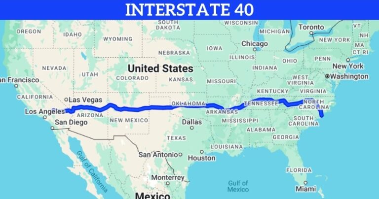 12 Longest Highways In The USA In 2025 And Which One Is The Best For A Interstate 40 Map 768x404