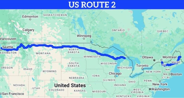 12 Longest Highways In The USA In 2025 And Which One Is The Best For A US Route 2 Map 768x411