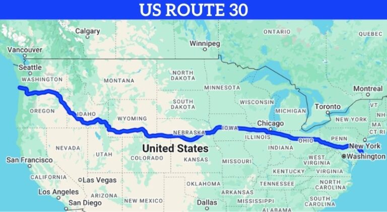 12 Longest Highways In The USA In 2025 And Which One Is The Best For A US Route 30 Map 768x421