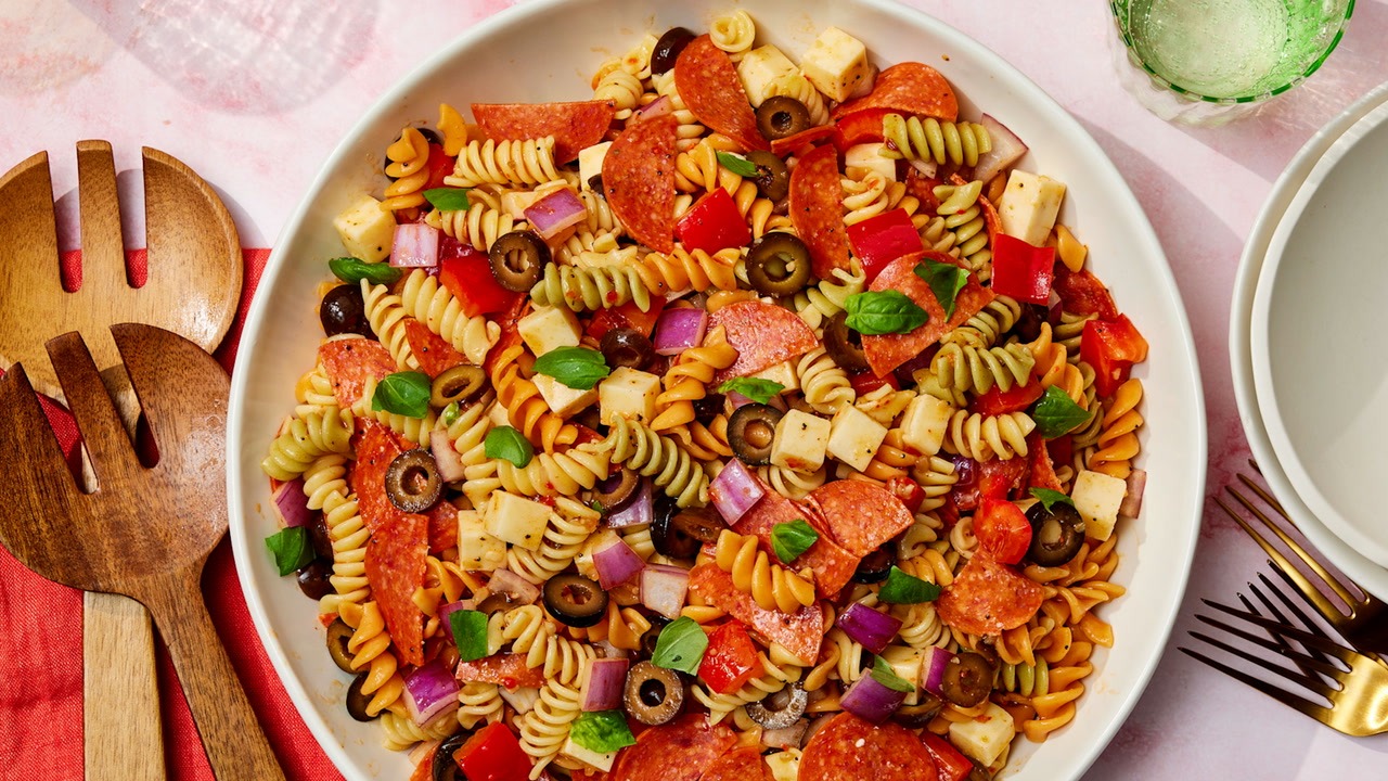 Cold Pasta Salad With Grilled Vegetables