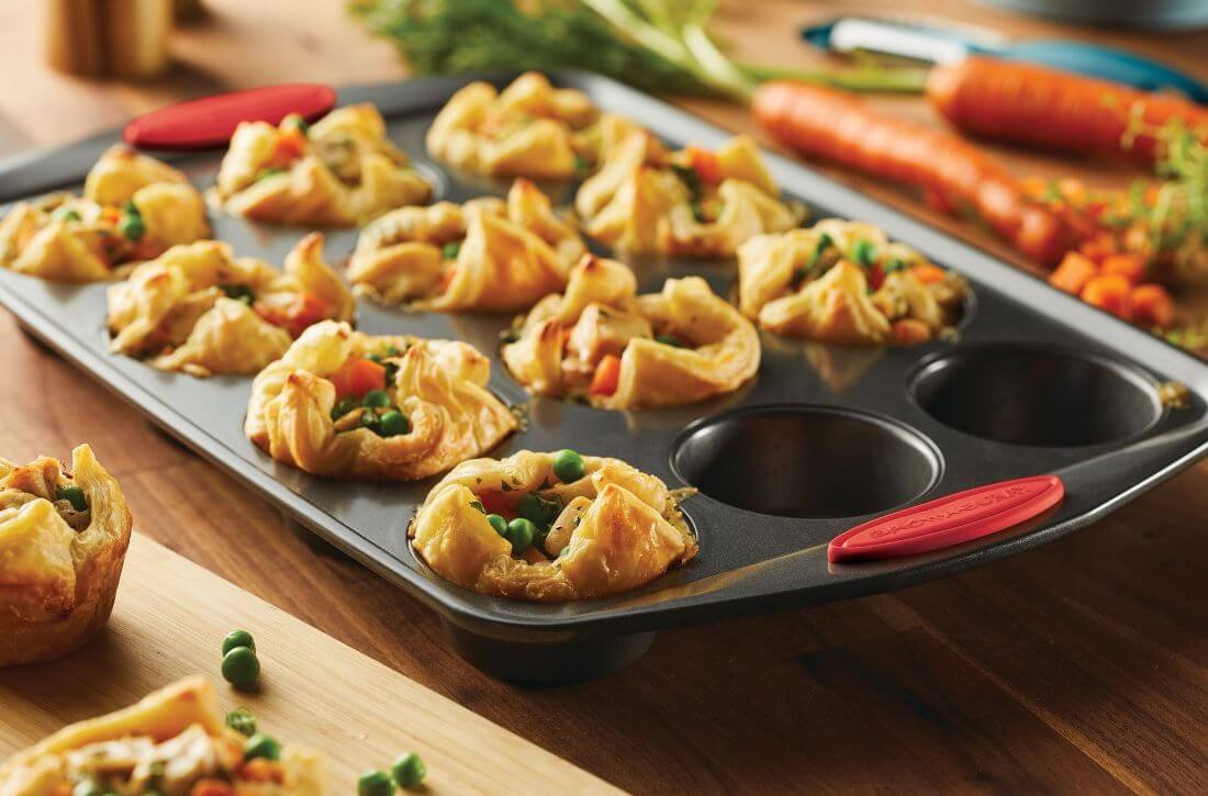 Mini Pot Pies In Muffin Tins