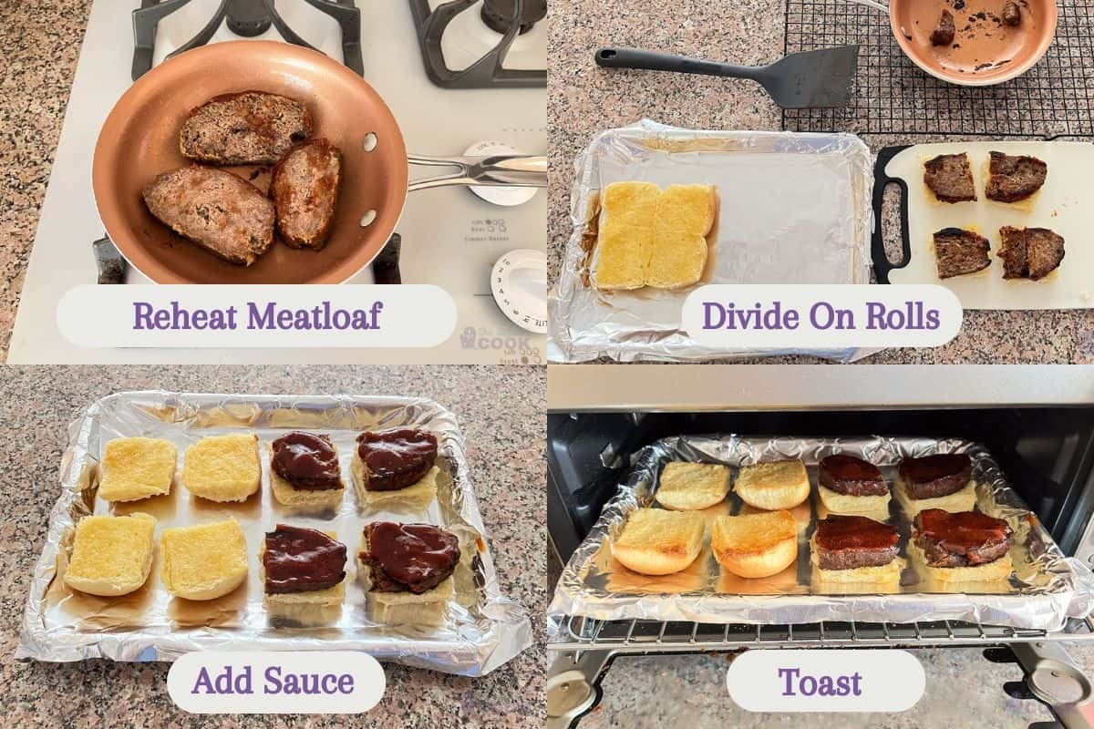 Sliders With Leftover Meatloaf
