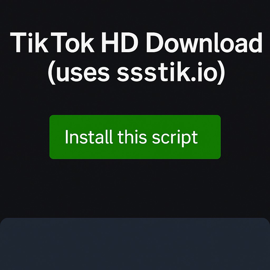 TikTok HD Download