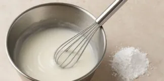 Icing with Powdered Sugar