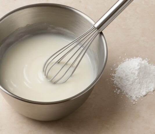 Icing with Powdered Sugar