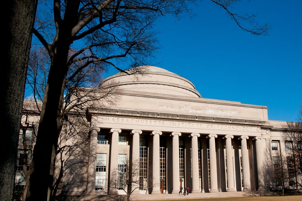 Exterior view of the MIT dome, one of the top-ranking institutions worldwide