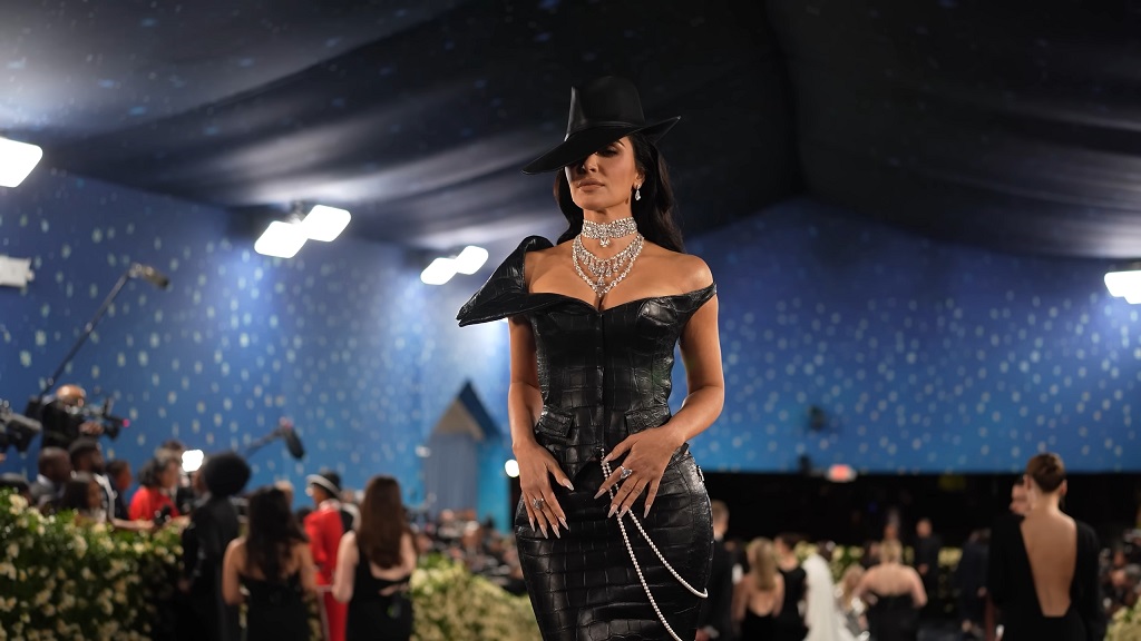 Red carpet fashion moment at the Met Gala