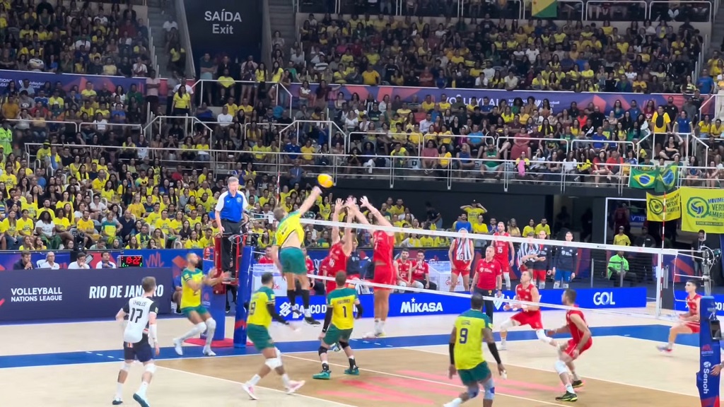 Volleyball is among the most popular sports in South America, with Brazil being a dominant force in international competitions