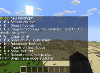 Complete List of Minecraft F3 Commands