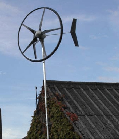 SWIFT Wind Turbine installed on a rooftop.