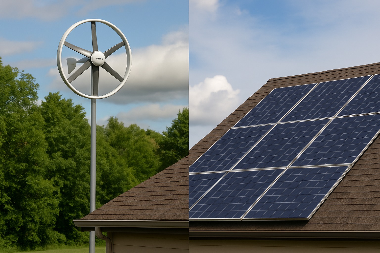 SWIFT Wind Turbine vs Solar Panels