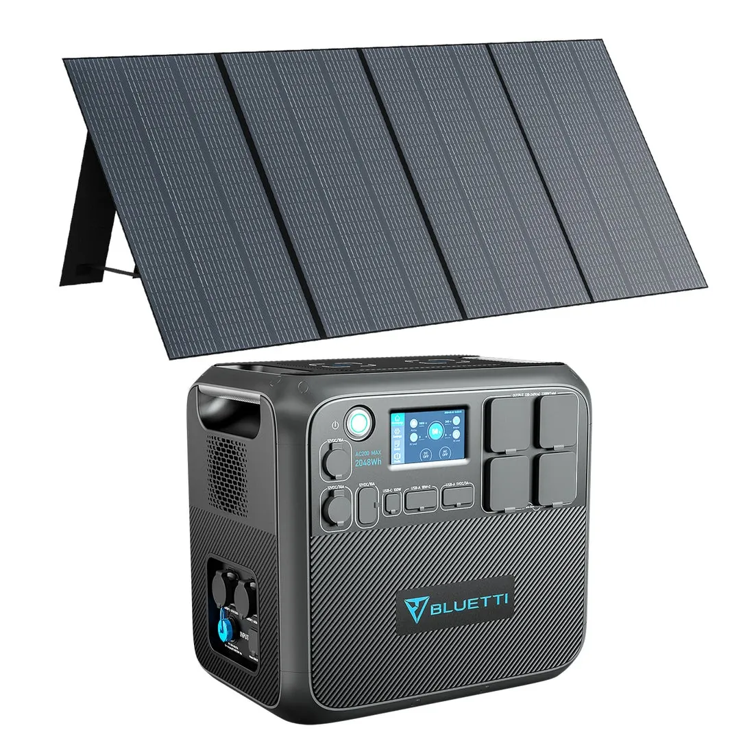 BLUETTI AC200MAX+350W Solar Generator Kit