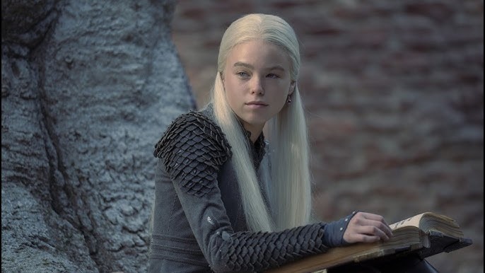 Milly Alcock as young Rhaenyra Targaryen