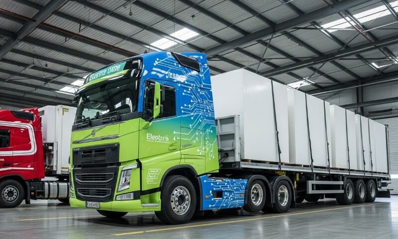 Atlas truck by VIX, in a large garage