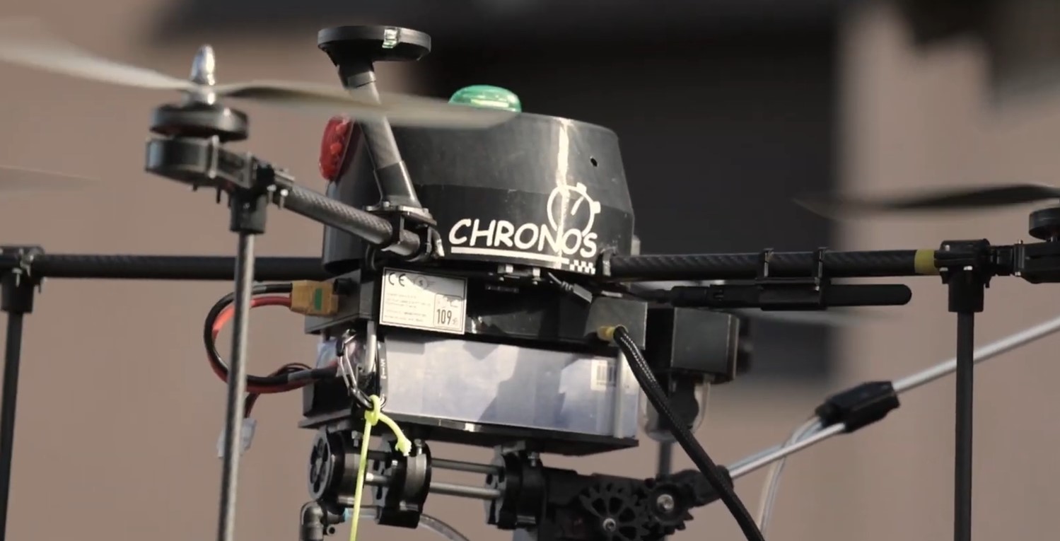 An image of Chronos drone, developed by French manufacturer Objectif Drone