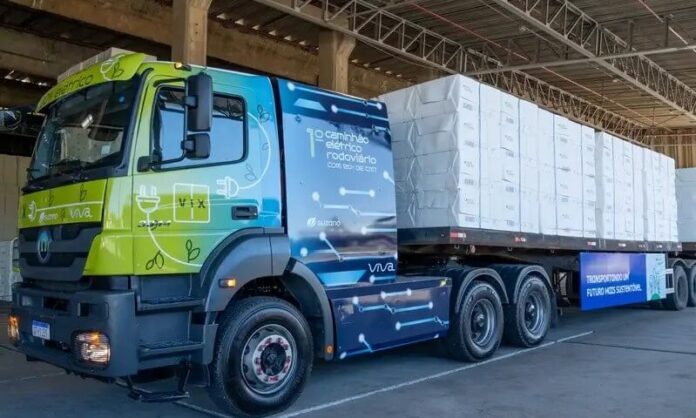 VIX Suzano Atlas Electric Truck Brazil