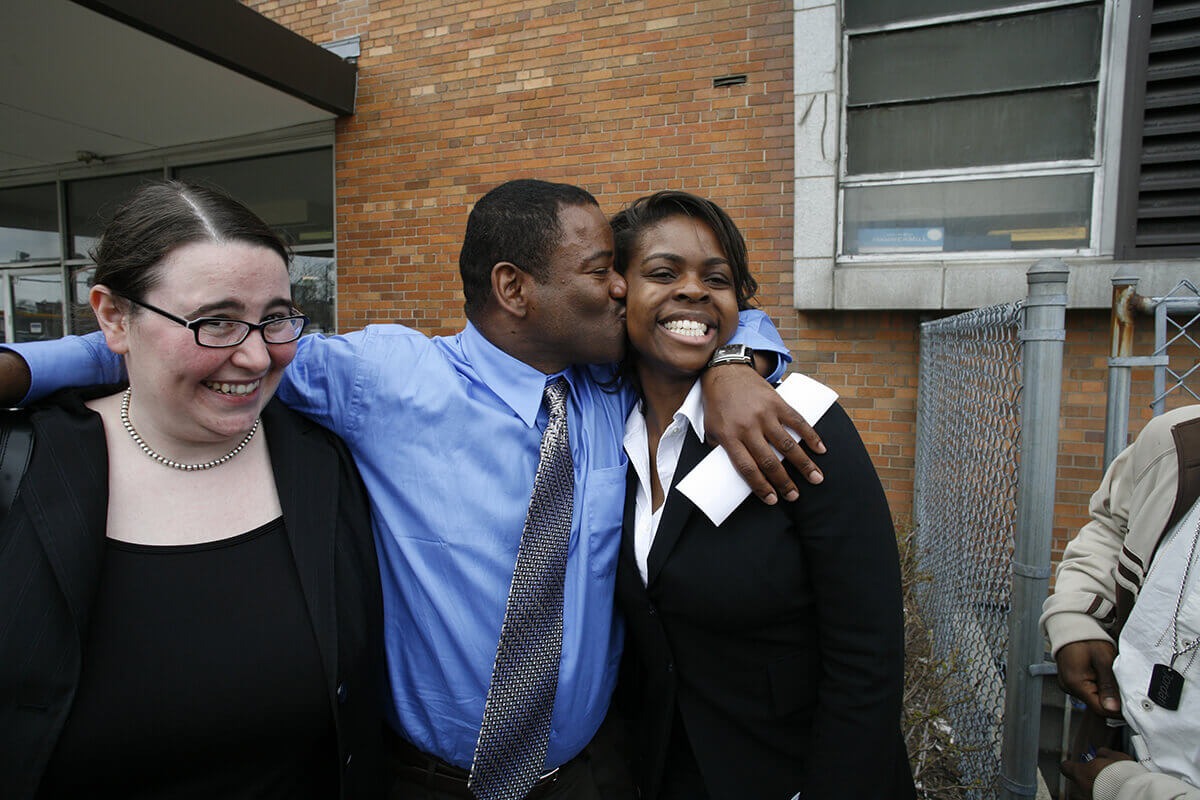 When Jerry Miller walked out of the courthouse in 2007.